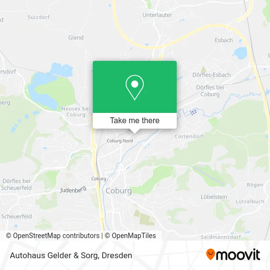Карта Autohaus Gelder & Sorg