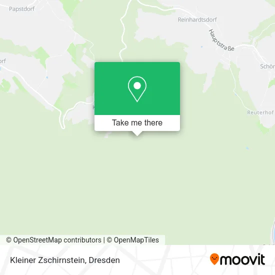 Карта Kleiner Zschirnstein