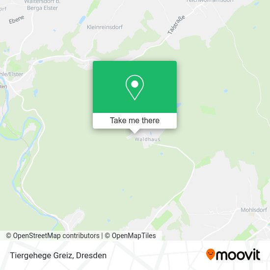 Карта Tiergehege Greiz