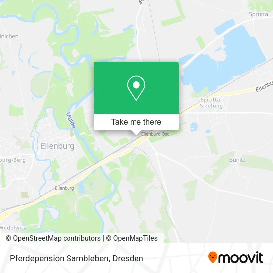 Карта Pferdepension Sambleben