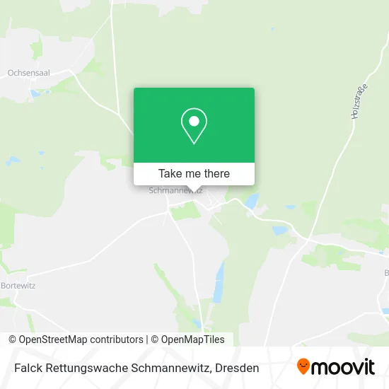 Карта Falck Rettungswache Schmannewitz