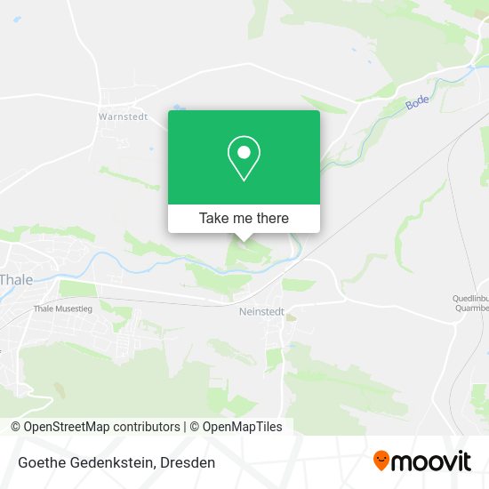 Карта Goethe Gedenkstein