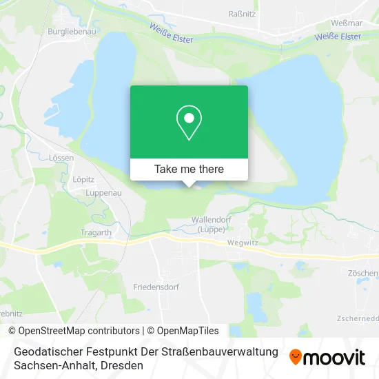 Карта Geodatischer Festpunkt Der Straßenbauverwaltung Sachsen-Anhalt