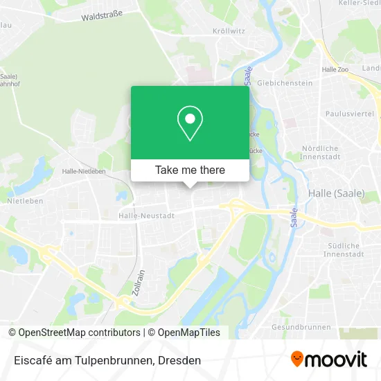 Карта Eiscafé am Tulpenbrunnen