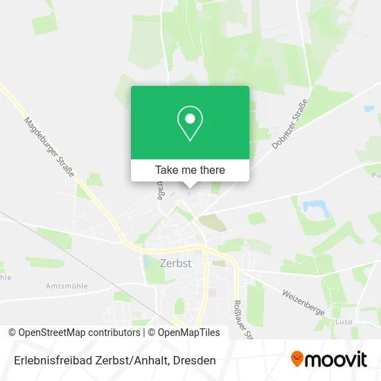 Карта Erlebnisfreibad Zerbst/Anhalt