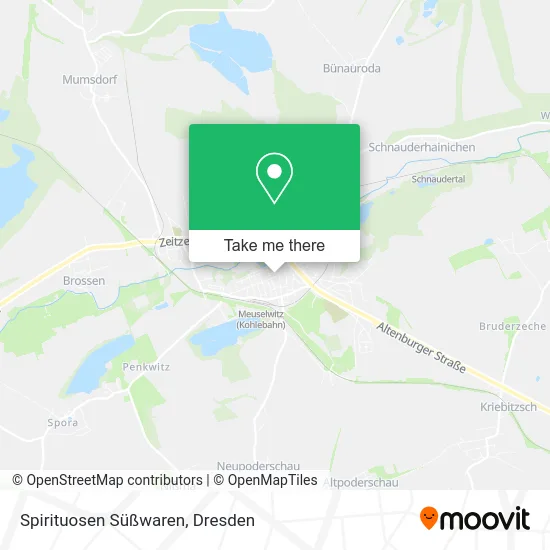 Карта Spirituosen Süßwaren