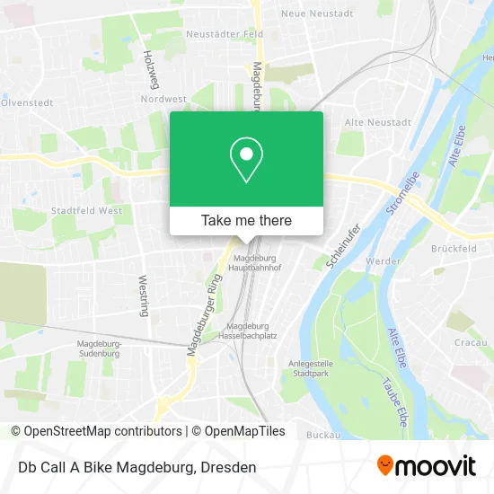 Карта Db Call A Bike Magdeburg