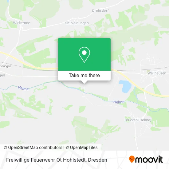 Карта Freiwillige Feuerwehr Ot Hohlstedt