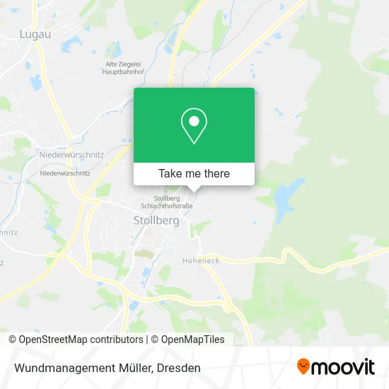 Карта Wundmanagement Müller