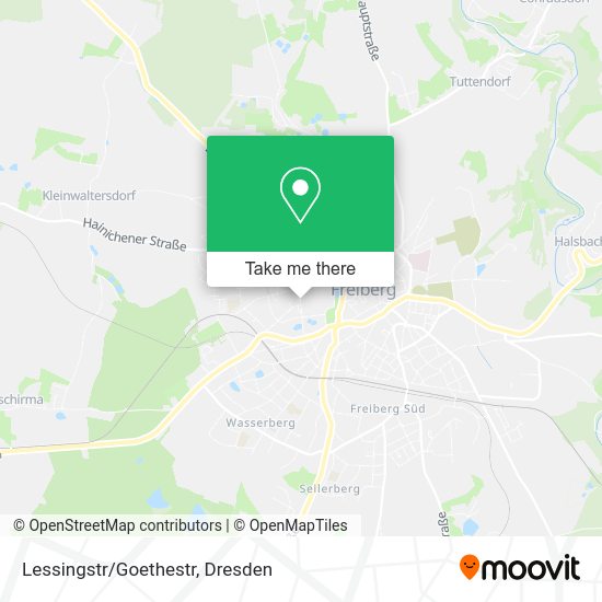 Lessingstr/Goethestr map