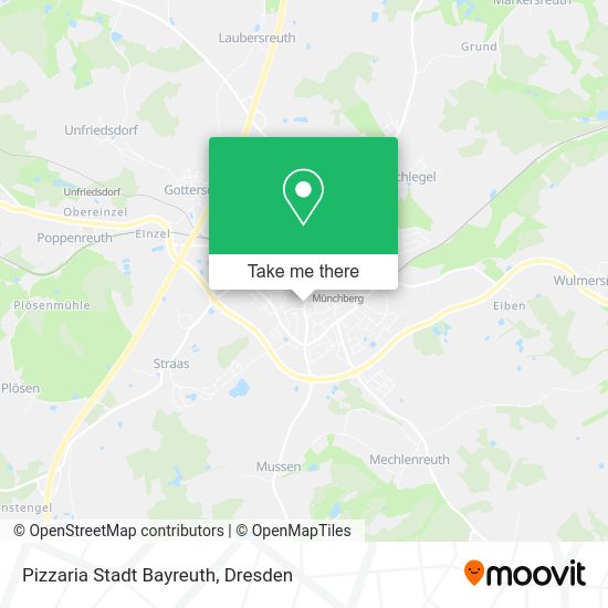 Карта Pizzaria Stadt Bayreuth