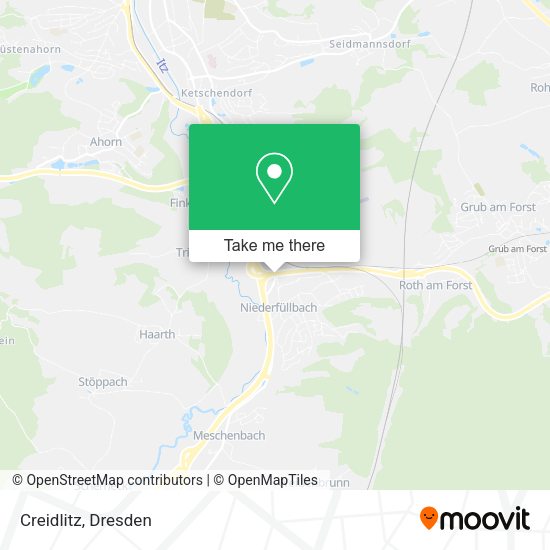 Карта Creidlitz
