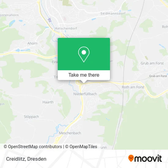 Карта Creidlitz