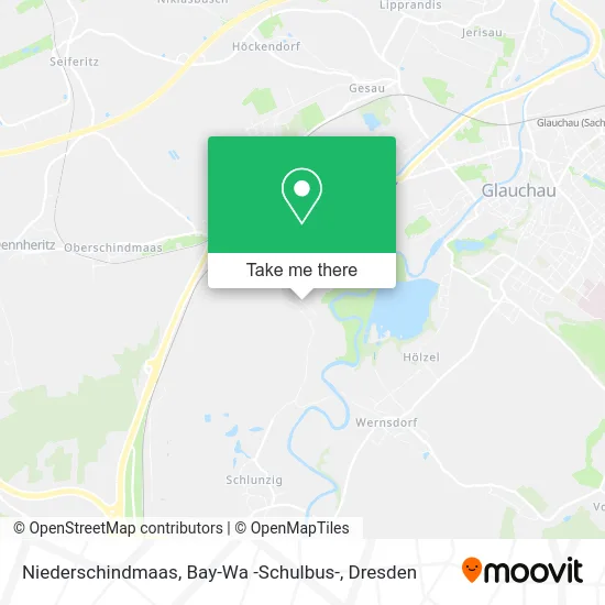 Карта Niederschindmaas, Bay-Wa -Schulbus-