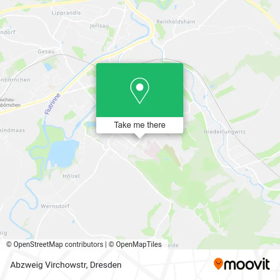 Карта Abzweig Virchowstr