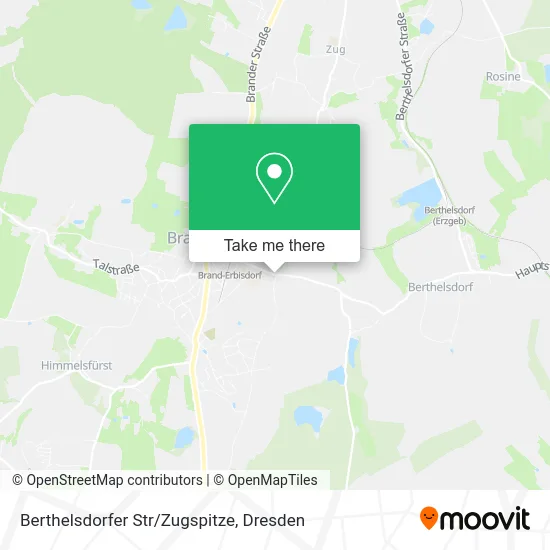 Карта Berthelsdorfer Str/Zugspitze