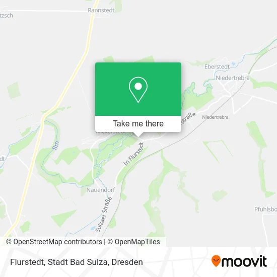 Карта Flurstedt, Stadt Bad Sulza