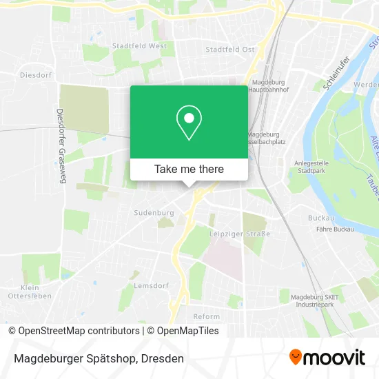Карта Magdeburger Spätshop