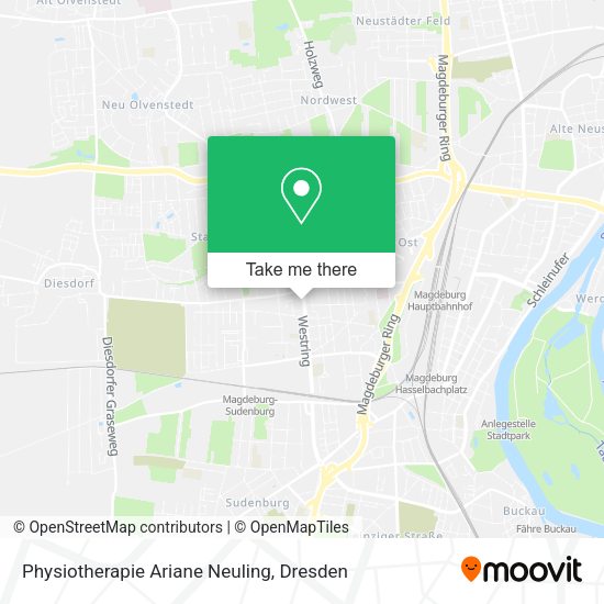 Карта Physiotherapie Ariane Neuling