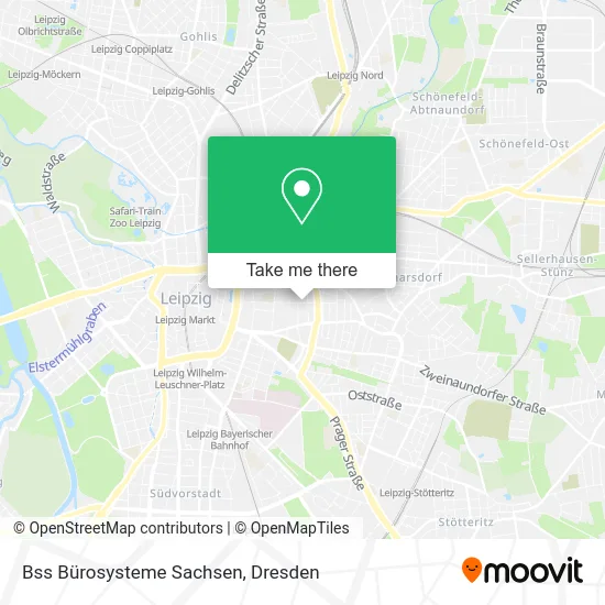 Карта Bss Bürosysteme Sachsen