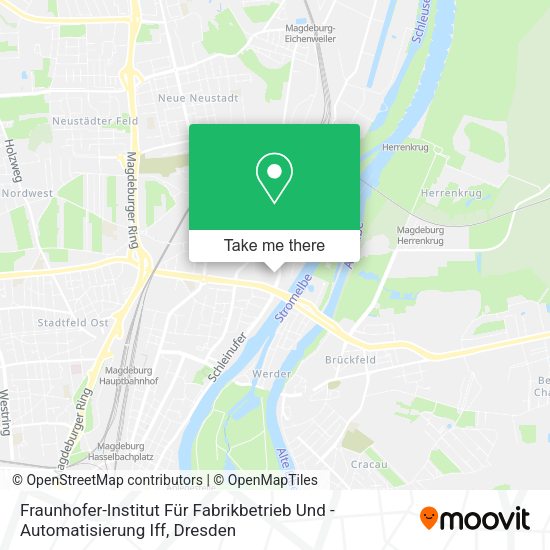 Карта Fraunhofer-Institut Für Fabrikbetrieb Und -Automatisierung Iff