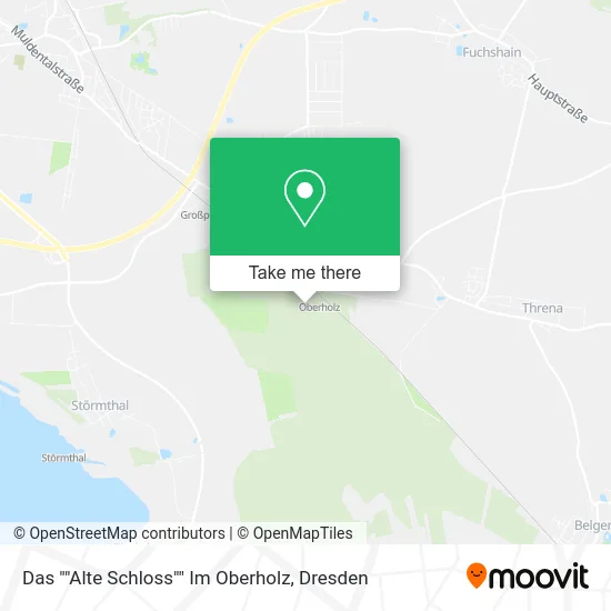 Карта Das ""Alte Schloss"" Im Oberholz