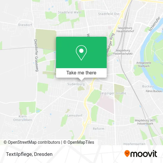Карта Textilpflege