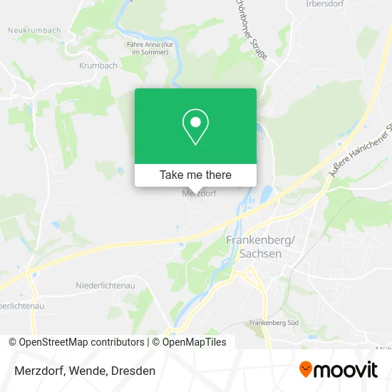 Карта Merzdorf, Wende