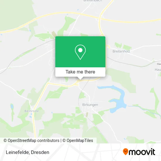 Карта Leinefelde
