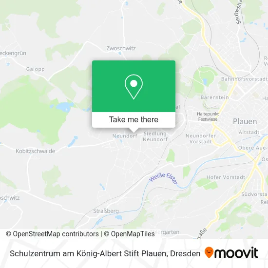 Карта Schulzentrum am König-Albert Stift Plauen