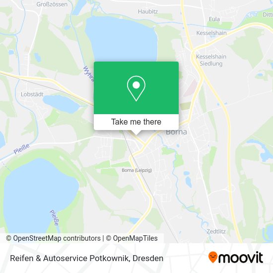 Карта Reifen & Autoservice Potkownik