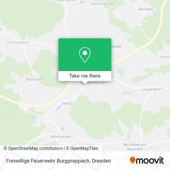 Карта Freiwillige Feuerwehr Burgpreppach
