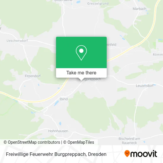 Карта Freiwillige Feuerwehr Burgpreppach