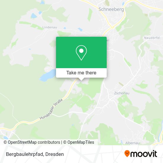 Карта Bergbaulehrpfad