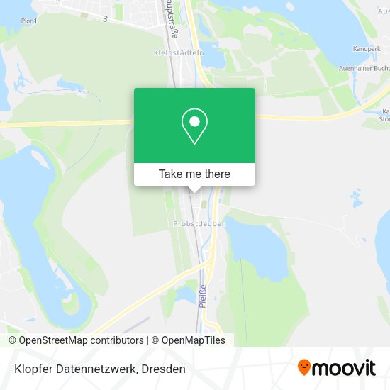 Карта Klopfer Datennetzwerk