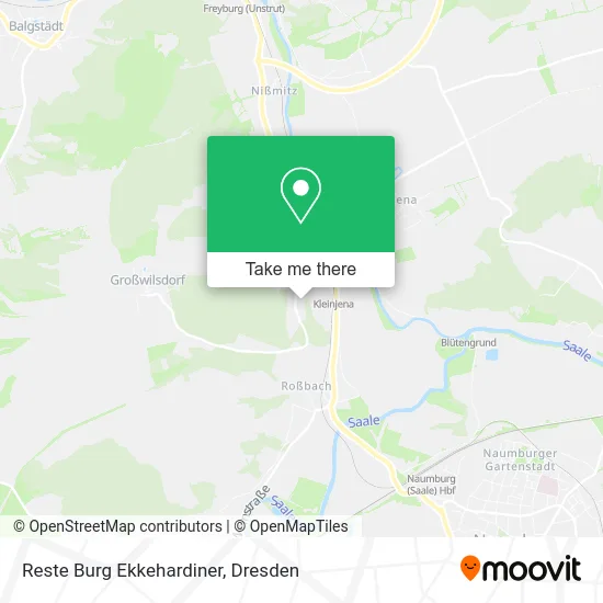 Карта Reste Burg Ekkehardiner