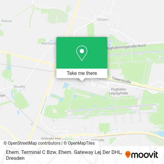 Карта Ehem. Terminal C Bzw. Ehem. Gateway Lej Der DHL