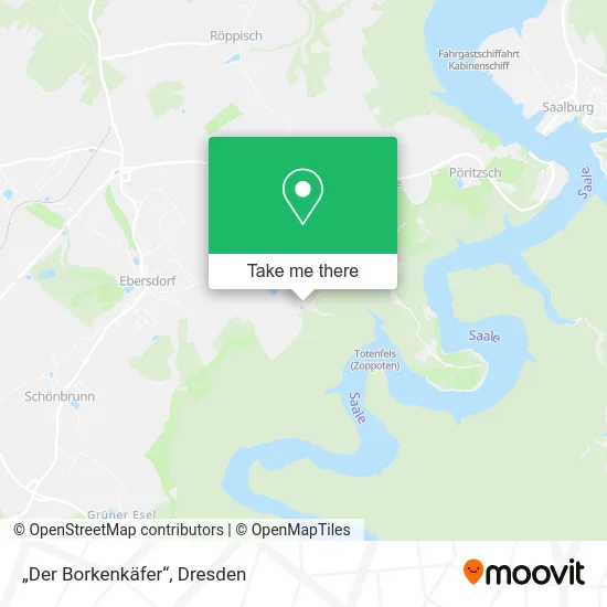 Карта „Der Borkenkäfer“