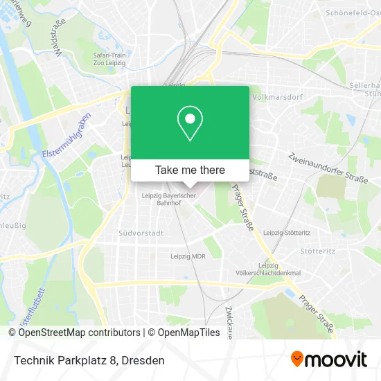 Technik Parkplatz 8 map