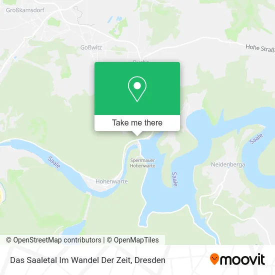 Карта Das Saaletal Im Wandel Der Zeit