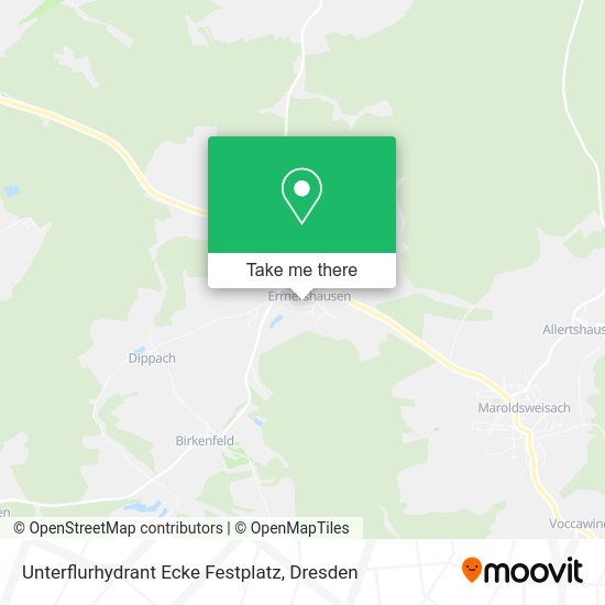 Карта Unterflurhydrant Ecke Festplatz