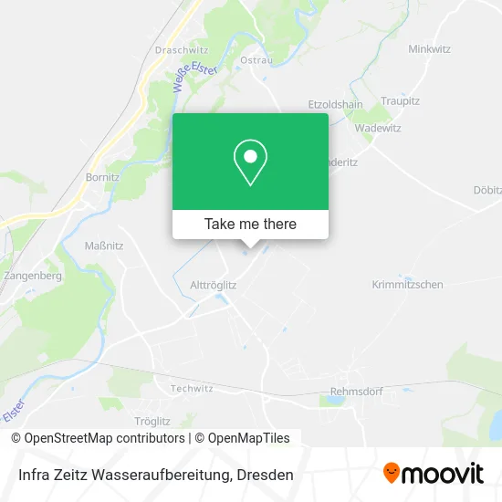 Карта Infra Zeitz Wasseraufbereitung