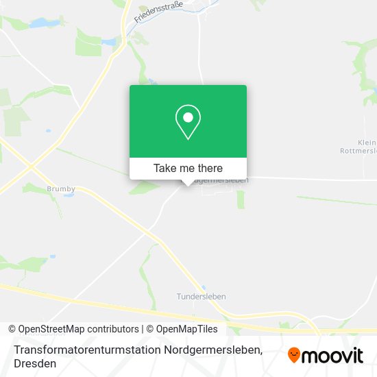 Карта Transformatorenturmstation Nordgermersleben