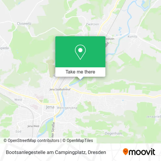 Карта Bootsanlegestelle am Campingplatz