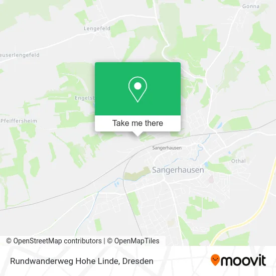Карта Rundwanderweg Hohe Linde