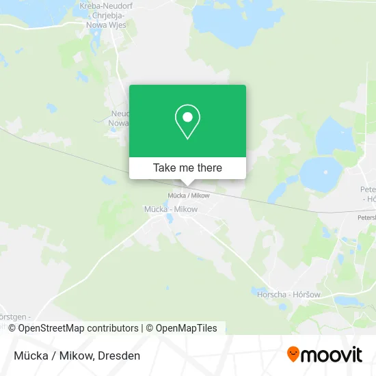 Карта Mücka / Mikow