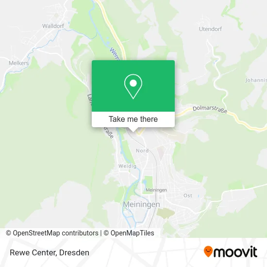 Rewe Center map