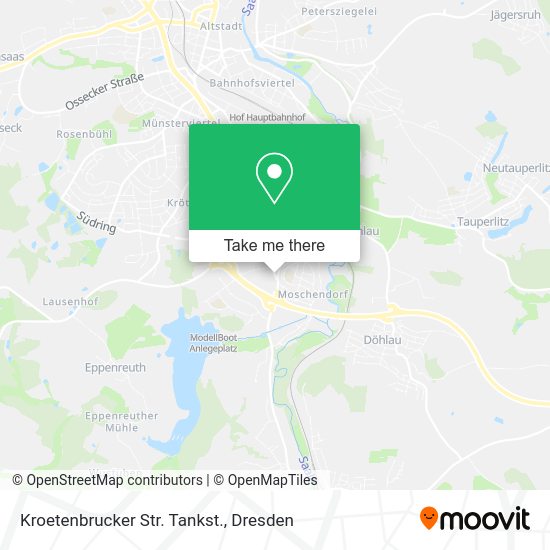Карта Kroetenbrucker Str. Tankst.