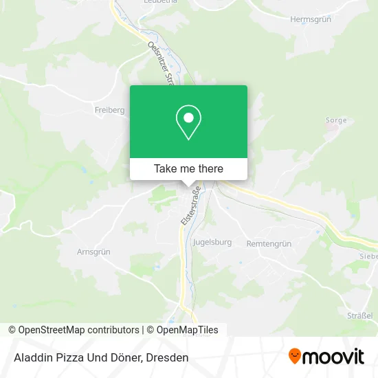 Карта Aladdin Pizza Und Döner