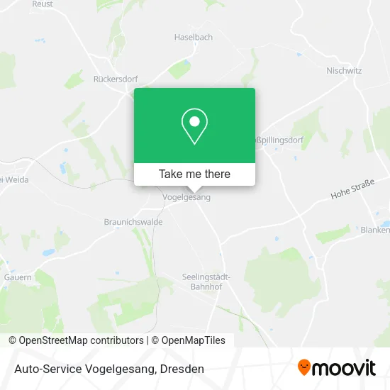 Карта Auto-Service Vogelgesang